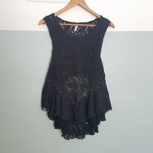 FREE PEOPLE Lace Tank